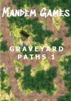 Graveyard Paths 1 - Printable Battle Maps in Daylight and Moonlight