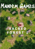 Sacred Forest 1 - Printable Battle Maps in Daylight and Moonlight