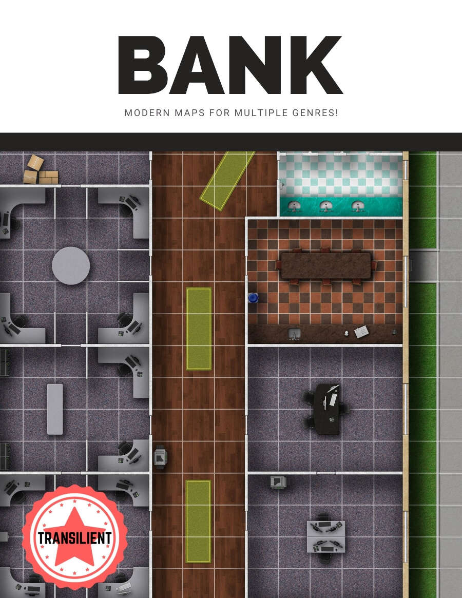Old Bank - Transilient SF | Gaming Maps | DriveThruRPG
