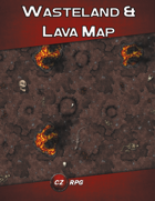 Wasteland and Lava Map
