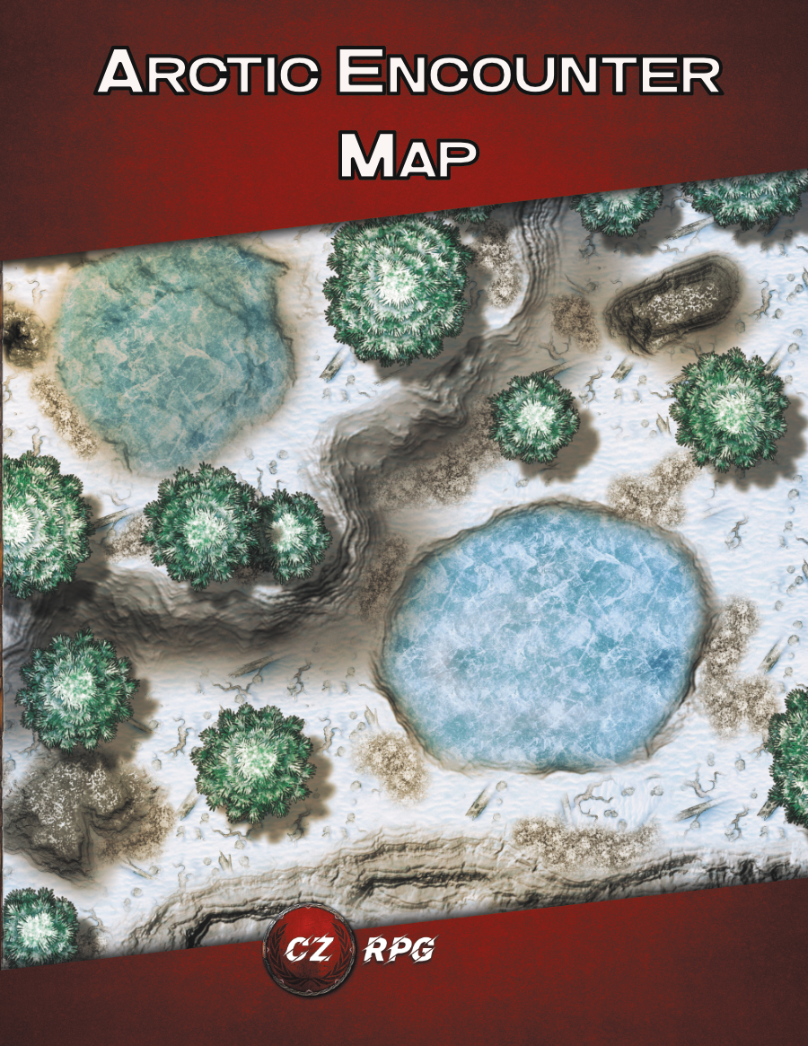 Arctic Encounter Map - CZRPG | Battlemaps | DriveThruRPG