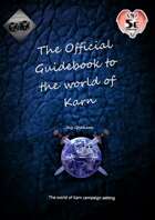 The official guidebook to the world of Karn