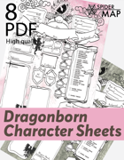 Character Sheets -Dragonborn (portrait)