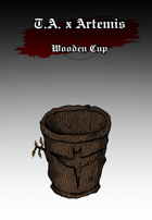 Wooden Cup Stock Art