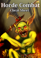 Horde Combat Cheat Sheet