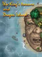 RPG MAP The King's treasure and Dragon Island - Pirate’s Secret