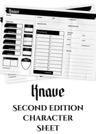 Knave Second Edition Character Sheet