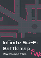 Infinite SciFi Battlemap - Pink