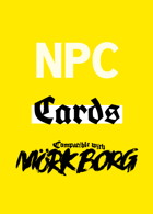 Mörk Borg NPC Cards