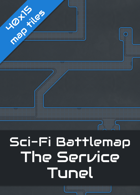 Sci-Fi Battlemap - The Service Tunel (VTT)