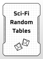Sci-Fi Random Tables