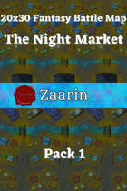 20x30 Fantasy Battle Map - The Night Market Pack 1