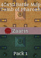 40x30 Fantasy Battle Map - Tomb of Pharoah Pack 1