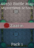 40x30 Fantasy Battle Map - Mysterious School Pack 1
