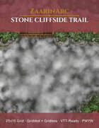 Fantasy Battle Map - Stone Cliffside Trail [25x15]