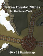 40x18 Battlemap - Felzen Crystal Mines