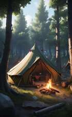Campsites in Woods and Forests