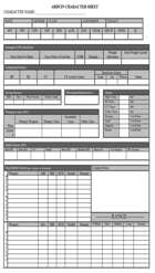 Compleat Arduin Character Sheet