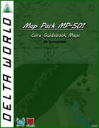 Delta World 5E Map Pack MP-501: Core Guidebook Maps