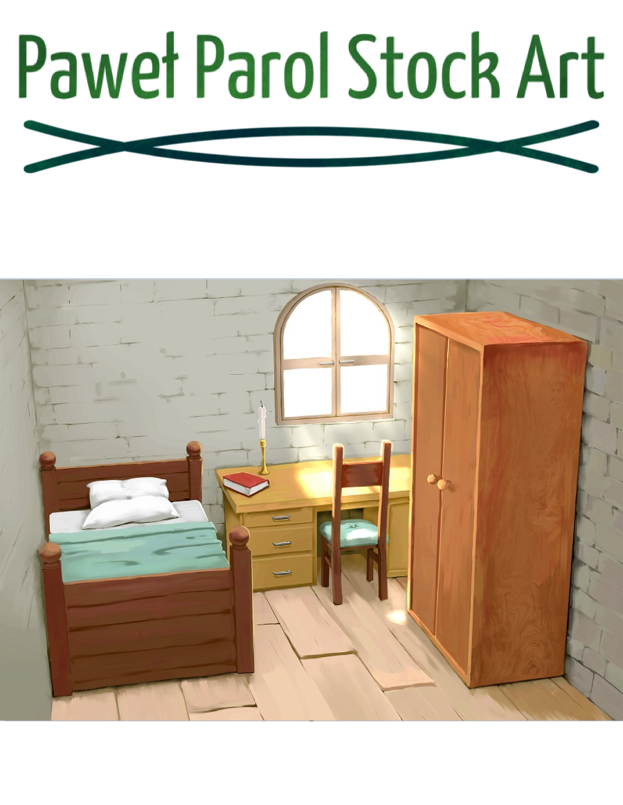 Inn Room - RPG Stock Art - Paweł Parol Stock Art | DriveThruRPG