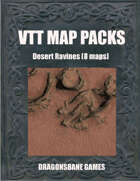 VTT Battlemaps - Map Pack 1: Desert Ravines