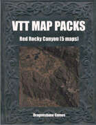 VTT Battlemaps - Map Pack 2: Rocky Red Canyons