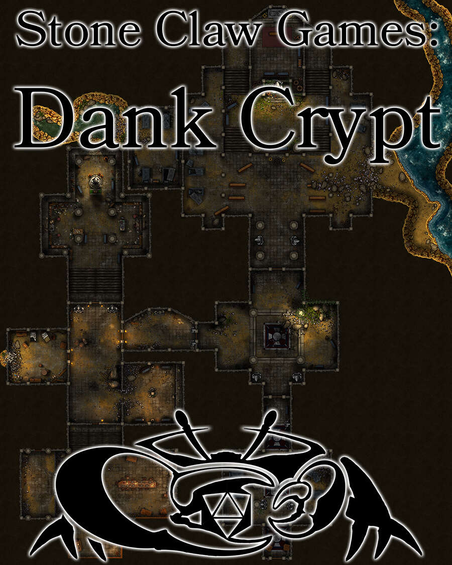 Dank Crypt (73x84) - Stone Claw Games | DriveThruRPG