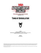 D&D Adventurers League DM Pack