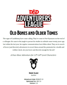 DDAL07-13 Old Bones and Older Tomes