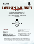 DDAL-DRW01 Breaking Umberlee's Resolve