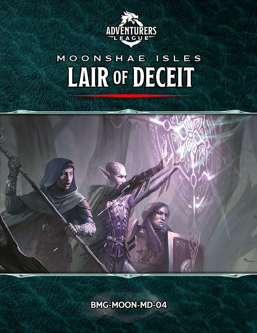 BMGMOONMD04 Lair of Deceit D&D Adventurers League DriveThruRPG