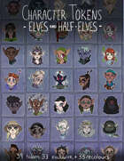 Elf and Half-Elf Character Tokens