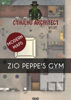 Cthulhu Architect Maps - Zio Peppe's Gym - 28 x 28