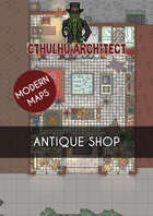 Cthulhu Architect Maps - Antique Shop - 20 x 20