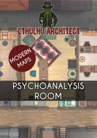 Cthulhu Architect Maps - Psychoanalysis Room - 14 x 28