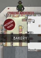 Cthulhu Architect Maps - Bakery - 20 x 17