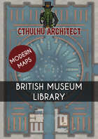 Cthulhu Architect Maps - British Museum Library – 36 x 50