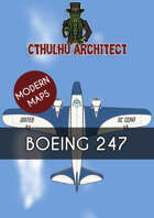 Cthulhu Architect Maps - Boeing 247 - 40 x 40