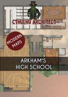 Cthulhu Architect Maps - Arkham’s Public High School – 50 x 30