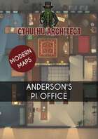 Cthulhu Architect Maps - Anderson’s PI Office – 20 x 20