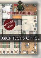 Cthulhu Architect Maps - Architect’s Office & Staff Canteen – 30 x 30