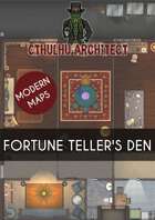 Cthulhu Architect Maps - Fortune Teller's Den - 20 x 16
