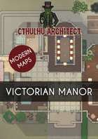 Cthulhu Architect Maps - Victorian Manor – 30 x 25