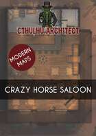 Cthulhu Architect Maps - Crazy Horse Saloon – 20 x 25