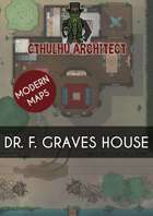 Cthulhu Architect Maps - Dr. F. Graves House – 20 x 30