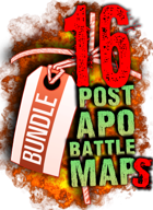 Epic Post Apocalyptic ☣️ Battlemaps compilation [BUNDLE]