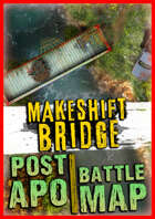 Bridge Battlemap Field ☣️ Jungle & post apocalypse rpg map