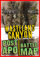 Wasteland Canyon battle map Desert ☢️ ambush Miro battlemap