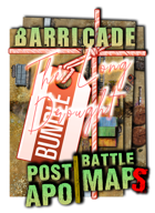 Post-apo Wasteland maps ☢️ Attack the Barricade battlemaps dust & road