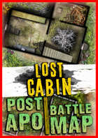 Apocalyptic Abandoned Cabin Battle map ☣️ white tree monolith
